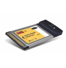 Carte réseau PCMCIA WiFi 802.11g Belkin Notebook