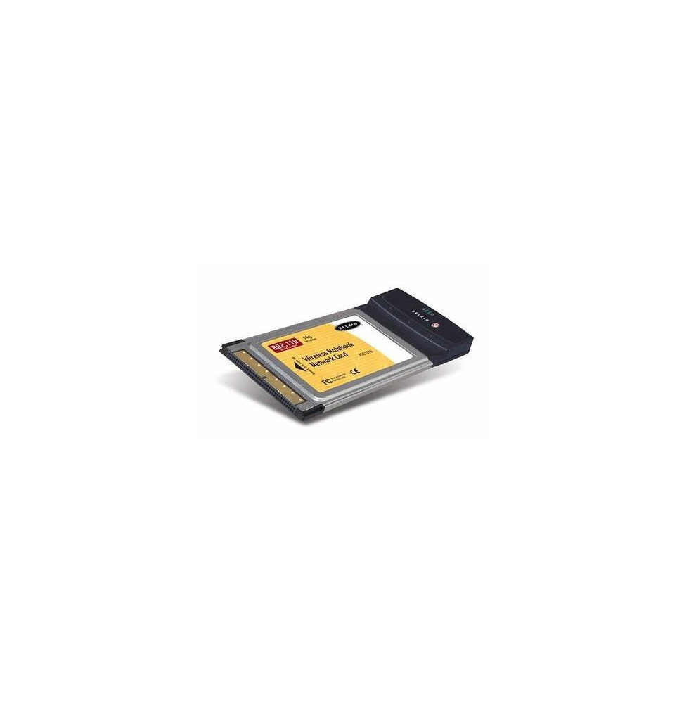 Carte réseau PCMCIA WiFi 802.11g Belkin Notebook