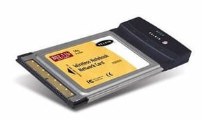 Carte réseau PCMCIA WiFi 802.11g Belkin Notebook
