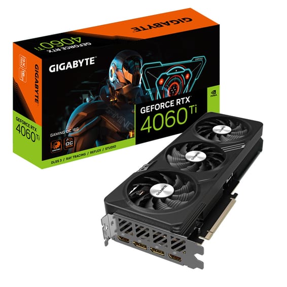 Gigabyte GeForce RTX 4060 Ti GAMING OC 16G NVIDIA 16 Go GDDR6 (GV-N406TGAMING OC-16GD)