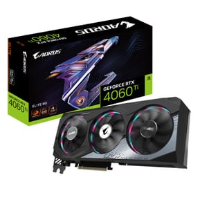 Gigabyte AORUS GeForce RTX 4060 Ti ELITE 8G NVIDIA 8 Go GDDR6 (GV-N406TAORUS E-8GD)