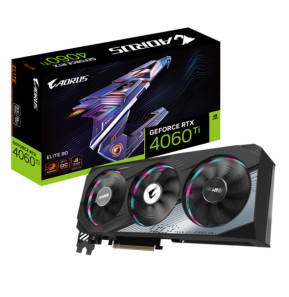 Gigabyte AORUS GeForce RTX 4060 Ti ELITE 8G NVIDIA 8 Go GDDR6 (GV-N406TAORUS E-8GD)