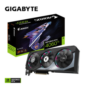 Gigabyte AORUS GeForce RTX 4060 Ti ELITE 8G NVIDIA 8 Go GDDR6 (GV-N406TAORUS E-8GD)