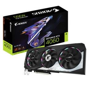 Gigabyte AORUS GeForce RTX 4060 ELITE 8G NVIDIA 8 Go GDDR6 (GV-N4060AORUS E-8GD)
