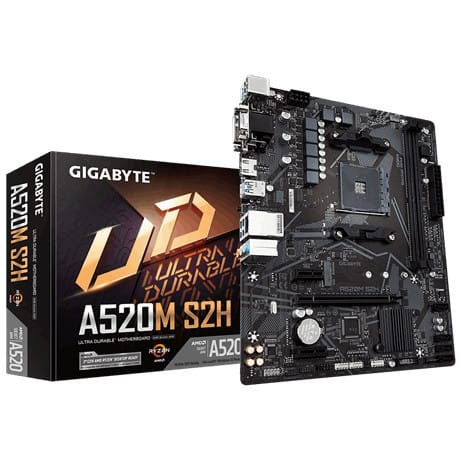 Gigabyte A520M S2H carte mère Emplacement AM4 micro ATX (A520M S2H)