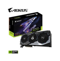 Gigabyte AORUS GeForce RTX 4070 Ti ELITE 12G NVIDIA 12 Go GDDR6X (GV-N407TAORUS E-12GD)