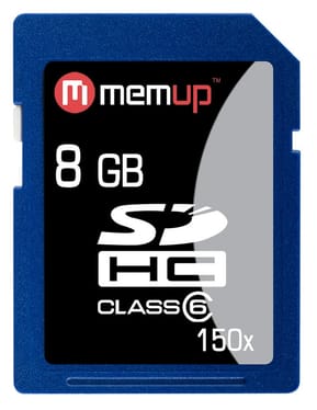 Carte SD HC 8 GB High Speed 150X - Memup