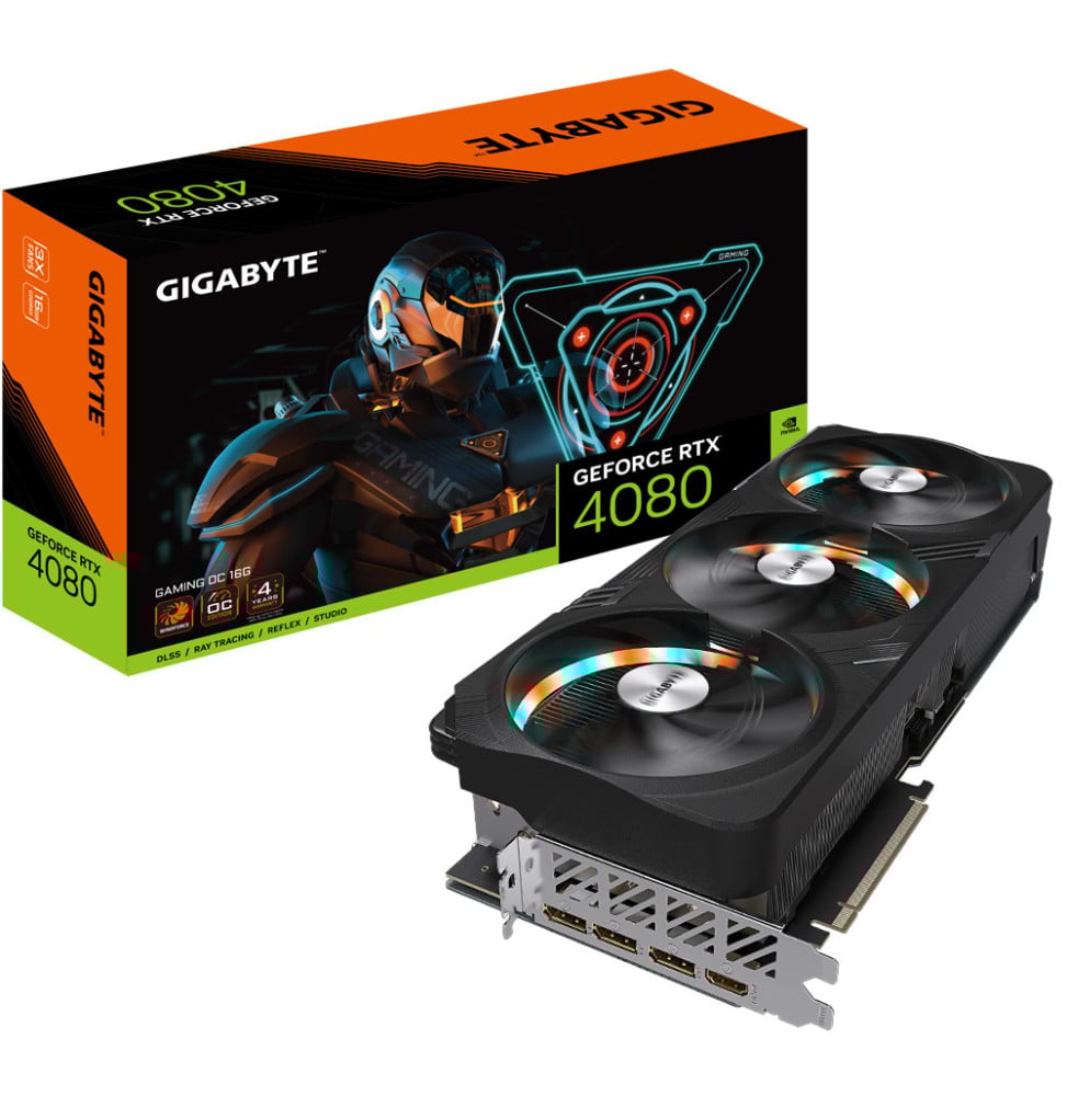 Gigabyte GeForce RTX 4080 16GB GAMING OC NVIDIA 16 Go GDDR6X (GV-N4080GAMING OC-16GD)