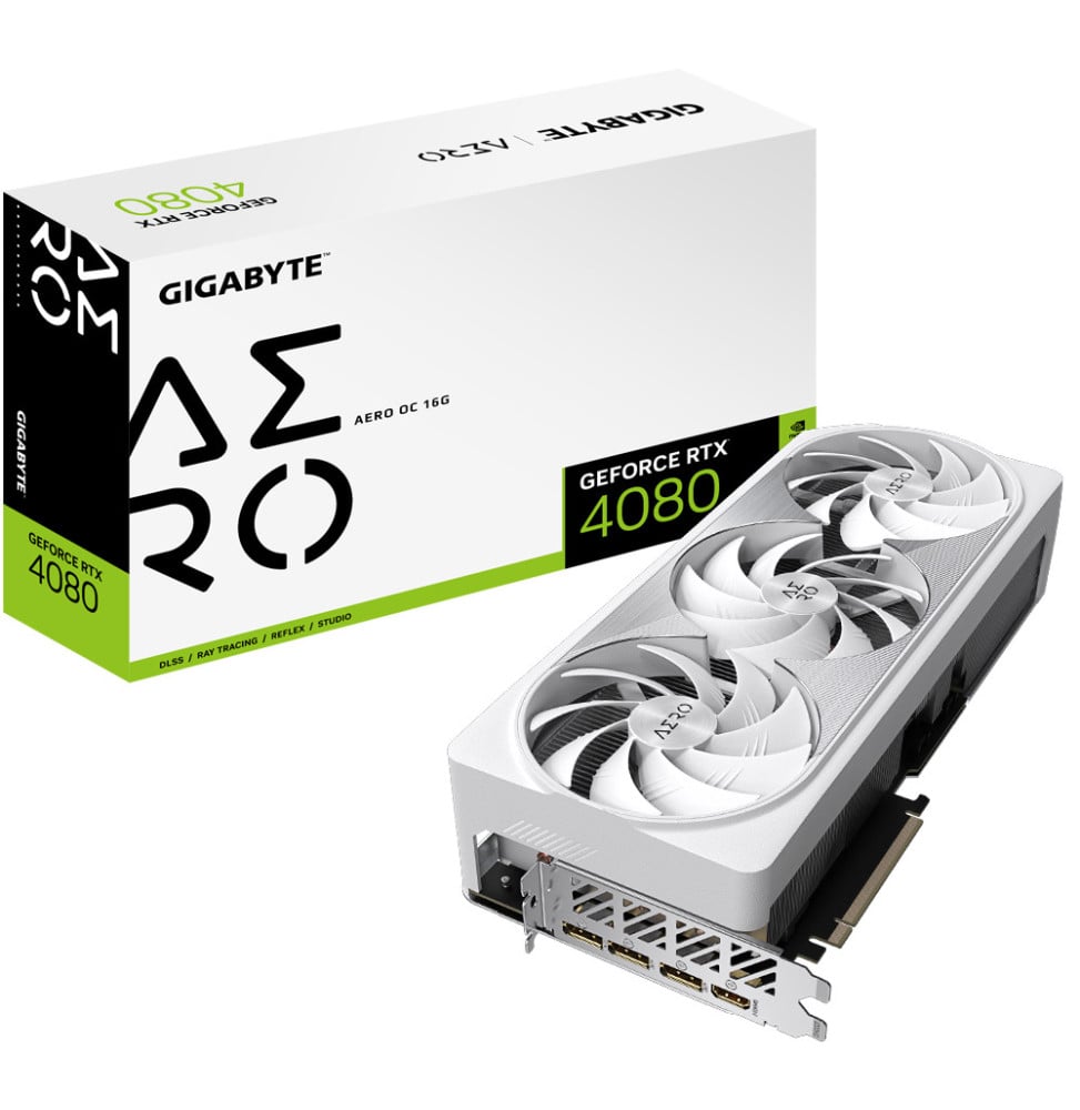 Gigabyte GeForce RTX 4080 16GB AERO OC NVIDIA 16 Go GDDR6X (GV-N4080AERO OC-16GD)