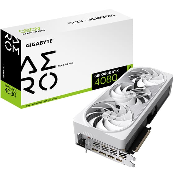 Gigabyte GeForce RTX 4080 16GB AERO OC NVIDIA 16 Go GDDR6X (GV-N4080AERO OC-16GD)