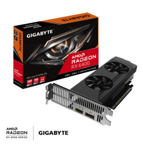 Gigabyte Radeon RX 6400 D6 LOW AMD 4 Go GDDR6 (GV-R64D6-4GL)