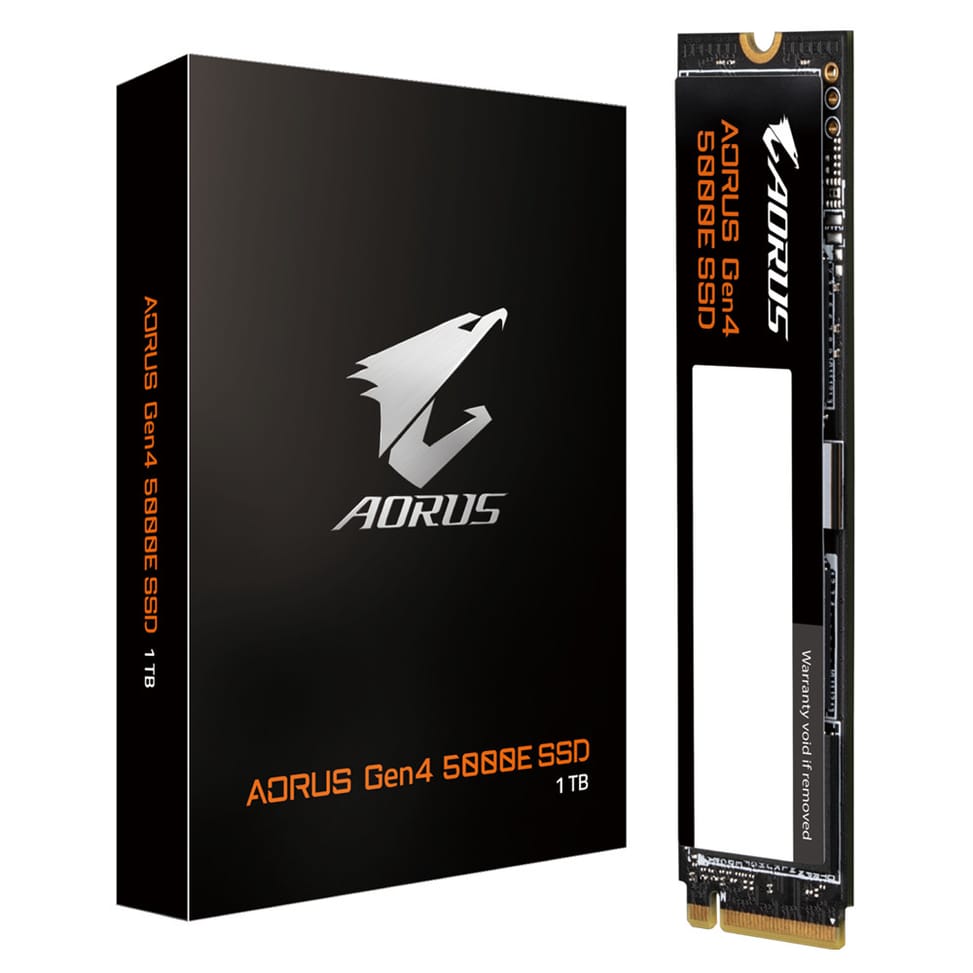 Gigabyte AORUS Gen4 5000E M.2 1,02 To PCI Express 4.0 3D TLC NAND NVMe (AG450E1024-G) — image 7