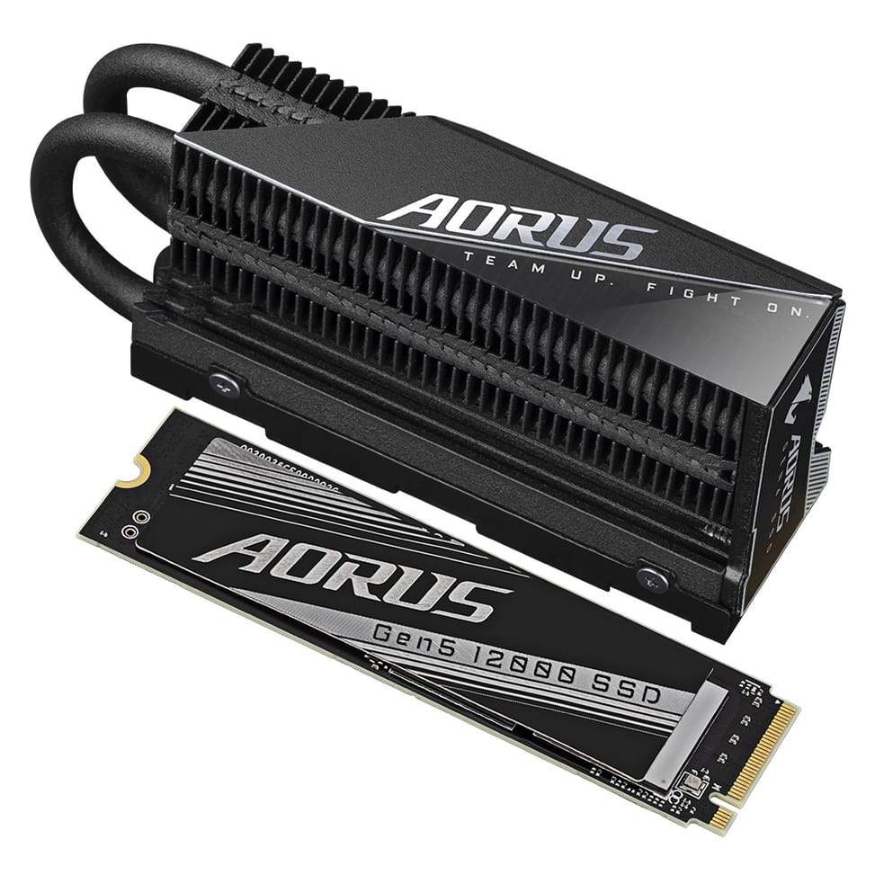Gigabyte AORUS Gen5 12000 M.2 1 To PCI Express 5.0 3D TLC NAND NVMe (AG512K1TB) — image 1