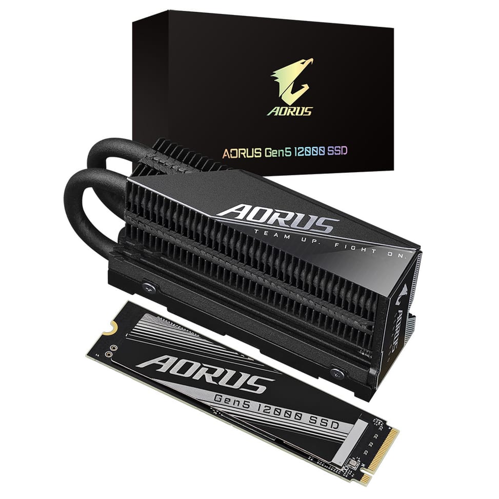 Gigabyte AORUS Gen5 12000 M.2 1 To PCI Express 5.0 3D TLC NAND NVMe (AG512K1TB) — image 5