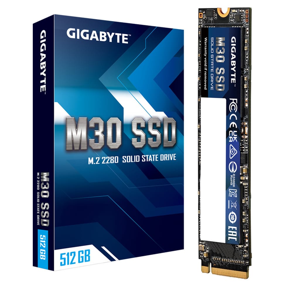 Gigabyte M30 M.2 512 Go PCI Express 3.0 3D TLC NAND NVMe (GP-GM30512G-G) — image 2
