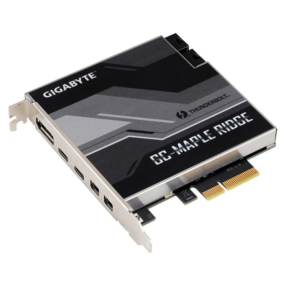 Gigabyte GC-MAPLE RIDGE carte et adaptateur d'interfaces Interne DisplayPort, Mini DisplayPort, Thunderbolt 4, USB 3.2 Gen 2