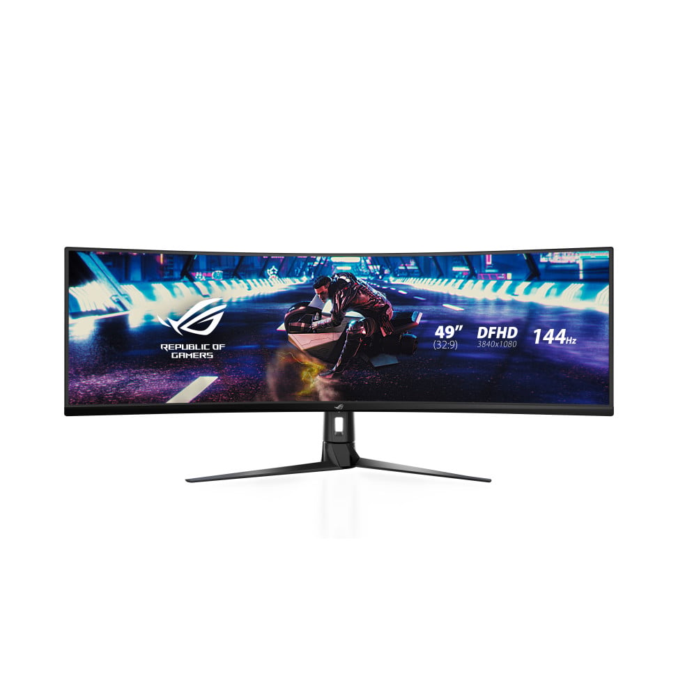 ASUS ROG Strix XG49VQ écran plat de PC 124,5 cm (49") 3840 x 1080 pixels Full HD Ultra large LED Noir (90LM04H0-B01170)