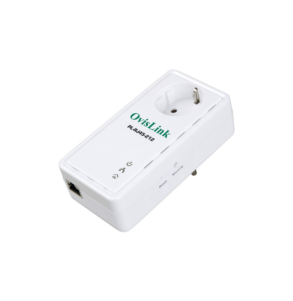 Ovislink PL-DUO212 - Pack de 2 adaptateurs CPL 200 Mbps.