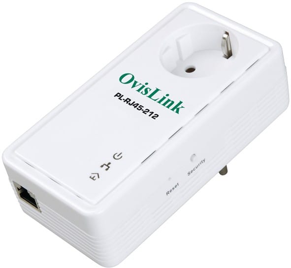 Ovislink PL-DUO212 - Pack de 2 adaptateurs CPL 200 Mbps.