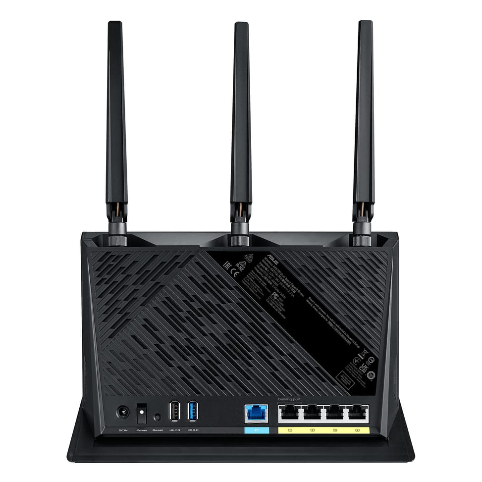 ASUS RT-AX86S routeur sans fil Gigabit Ethernet Bi-bande (2,4 GHz / 5 GHz) Noir (90IG05F0-MO3A00) — image 3