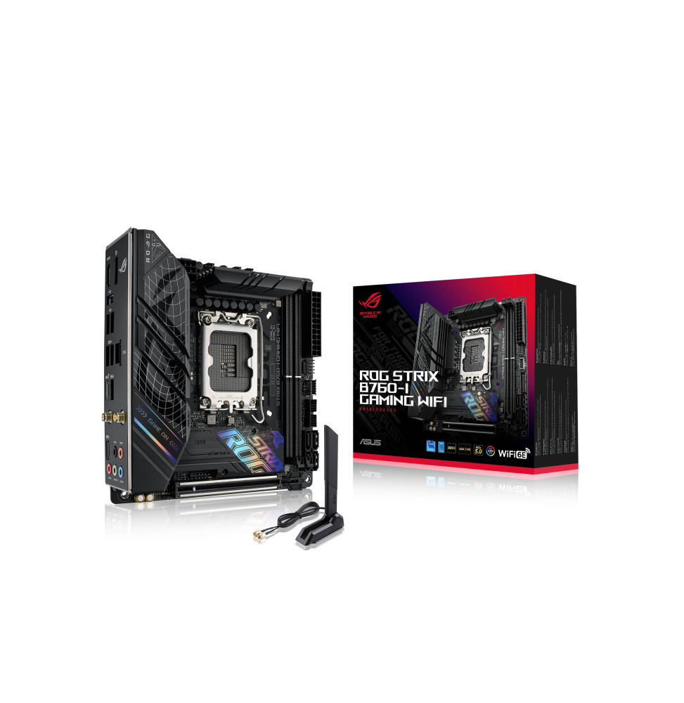 ASUS ROG STRIX B760-I GAMING WIFI Intel B760 LGA 1700 mini ITX (90MB1D90-M0EAY0)