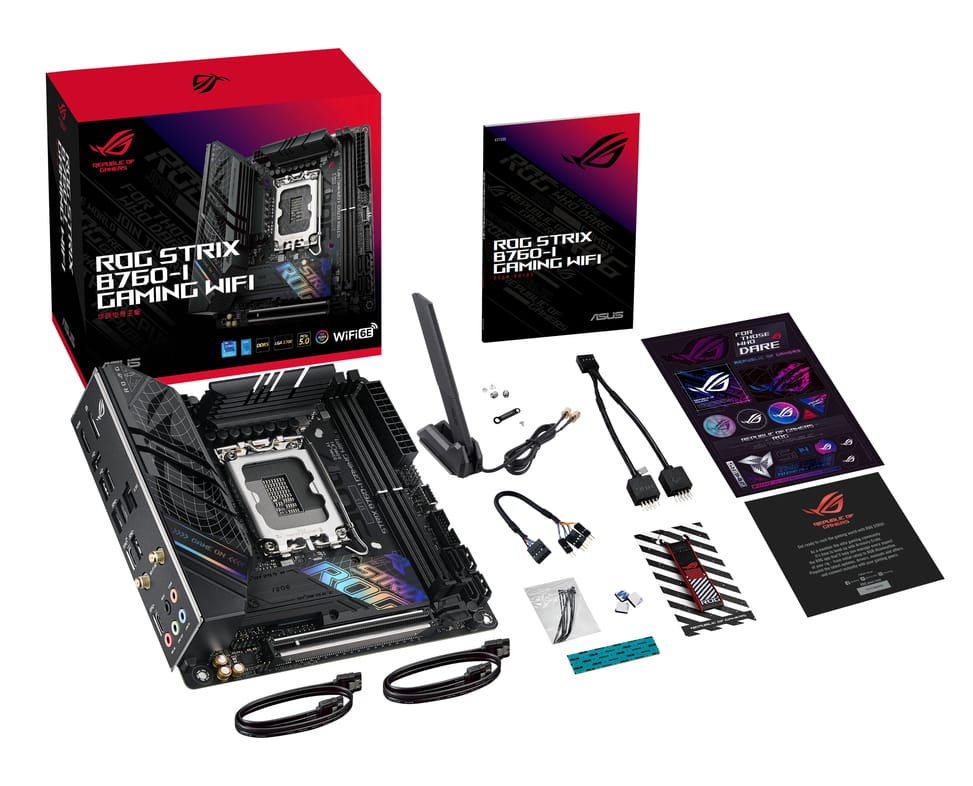ASUS ROG STRIX B760-I GAMING WIFI Intel B760 LGA 1700 mini ITX (90MB1D90-M0EAY0) — image 13