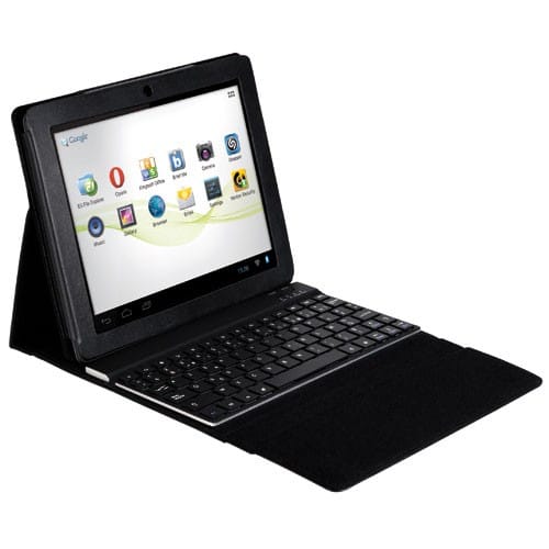 Etui de protection avec Clavier Bluetooth aluminium pour tablette — image 1
