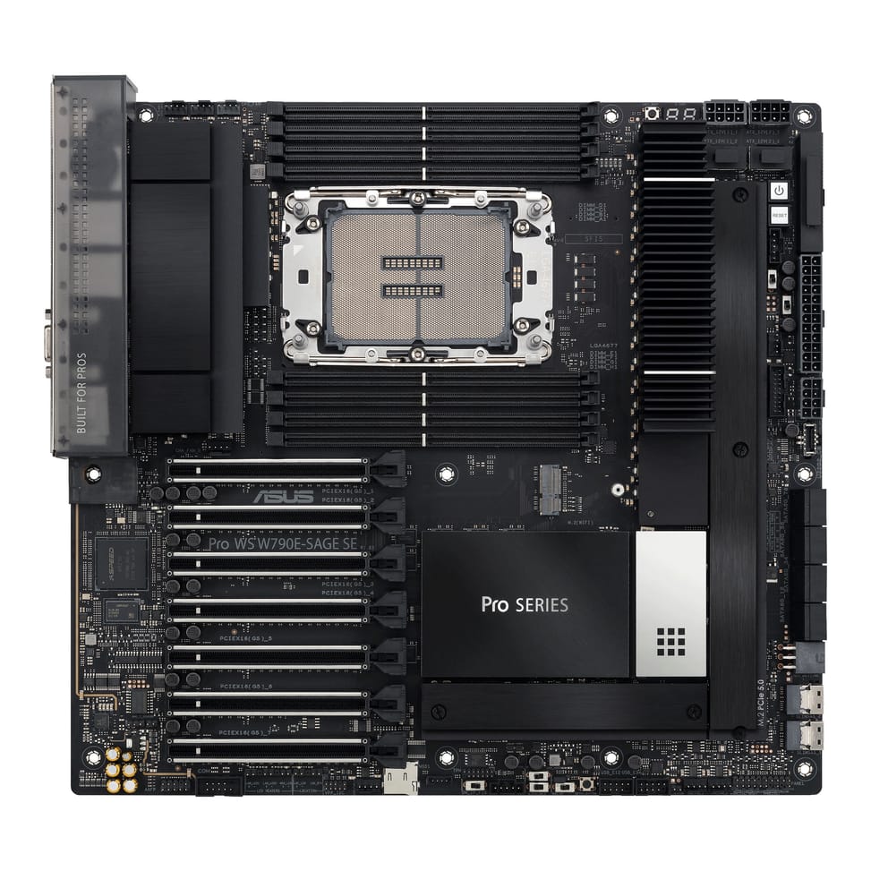 ASUS PRO WS W790E-SAGE SE Intel W790 LGA 4677 (Socket E) EEB (90MB1C20-M0EAY0) — image 2
