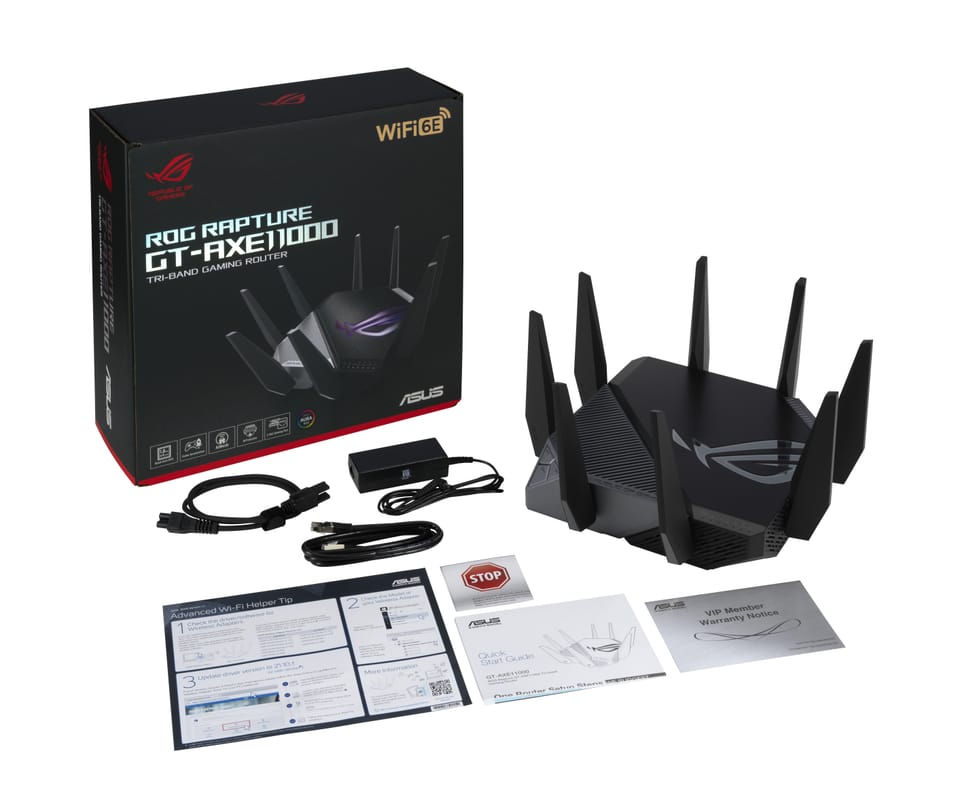 ASUS GT-AXE11000 routeur sans fil Gigabit Ethernet Tri-bande (2,4 GHz / 5 GHz / 6 GHz) Noir (90IG06E0-MO1R00) — image 5