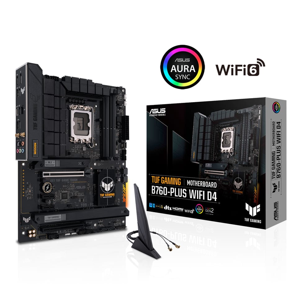 ASUS TUF GAMING B760-PLUS WIFI D4 Intel B760 LGA 1700 ATX (90MB1DF0-M0EAY0) — image 3