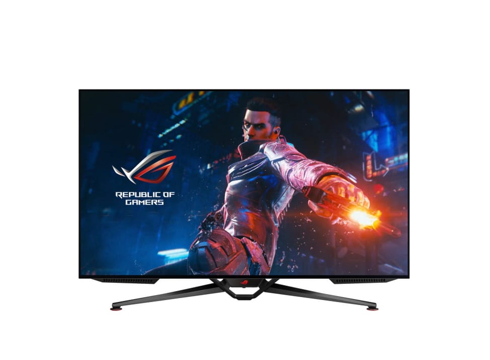ASUS ROG Swift PG48UQ écran plat de PC 120,7 cm (47.5") 3840 x 2160 pixels 4K Ultra HD OLED Noir (90LM0840-B01970) — image 1