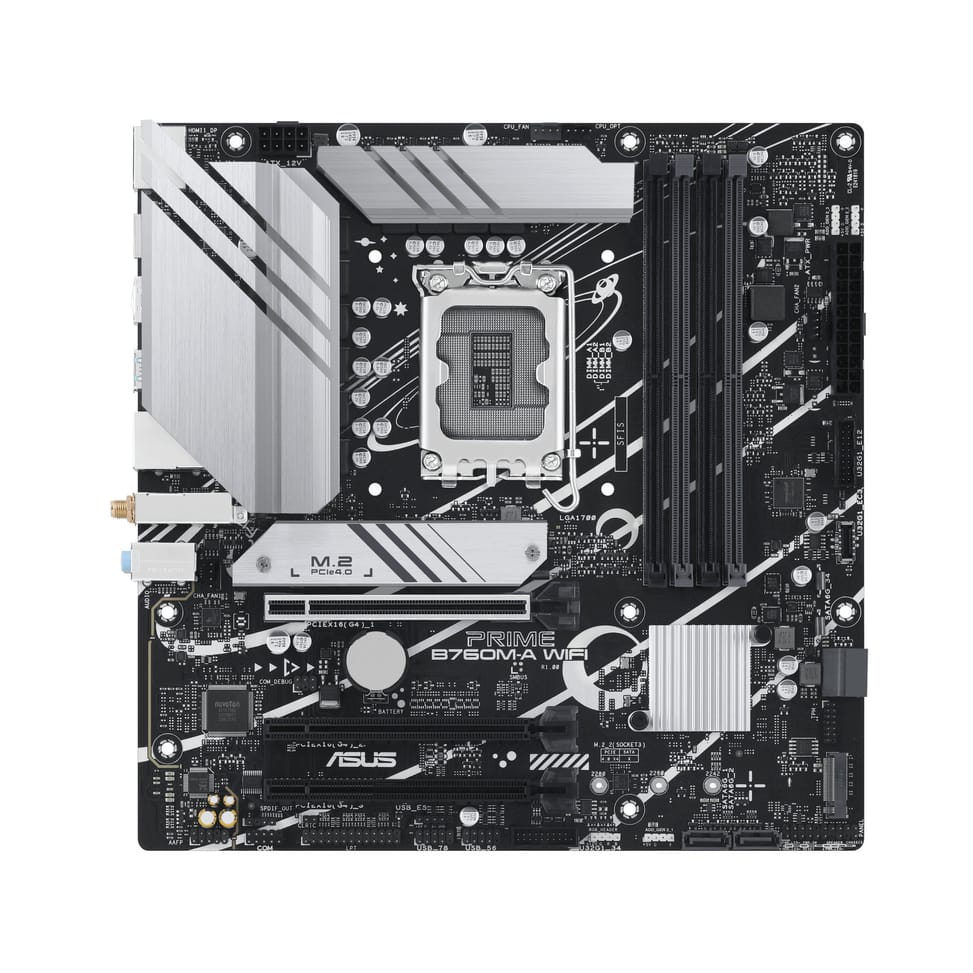 ASUS PRIME B760M-A WIFI Intel B760 LGA 1700 micro ATX (90MB1EL0-M0EAY0) — image 1