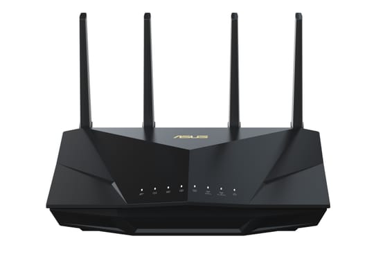 ASUS RT-AX5400 routeur sans fil Gigabit Ethernet Bi-bande (2,4 GHz / 5 GHz) Noir (90IG0860-MO9B00)