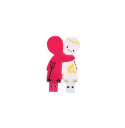 Clé USB DANE-ELEC Wesharebytes 2 x 4Go Angel & Devil