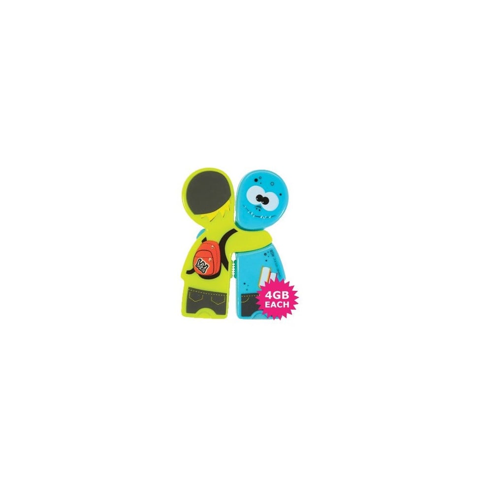 Clé USB DANE-ELEC Wesharebytes 2 x 4Go Monsters