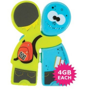 Clé USB DANE-ELEC Wesharebytes 2 x 4Go Monsters