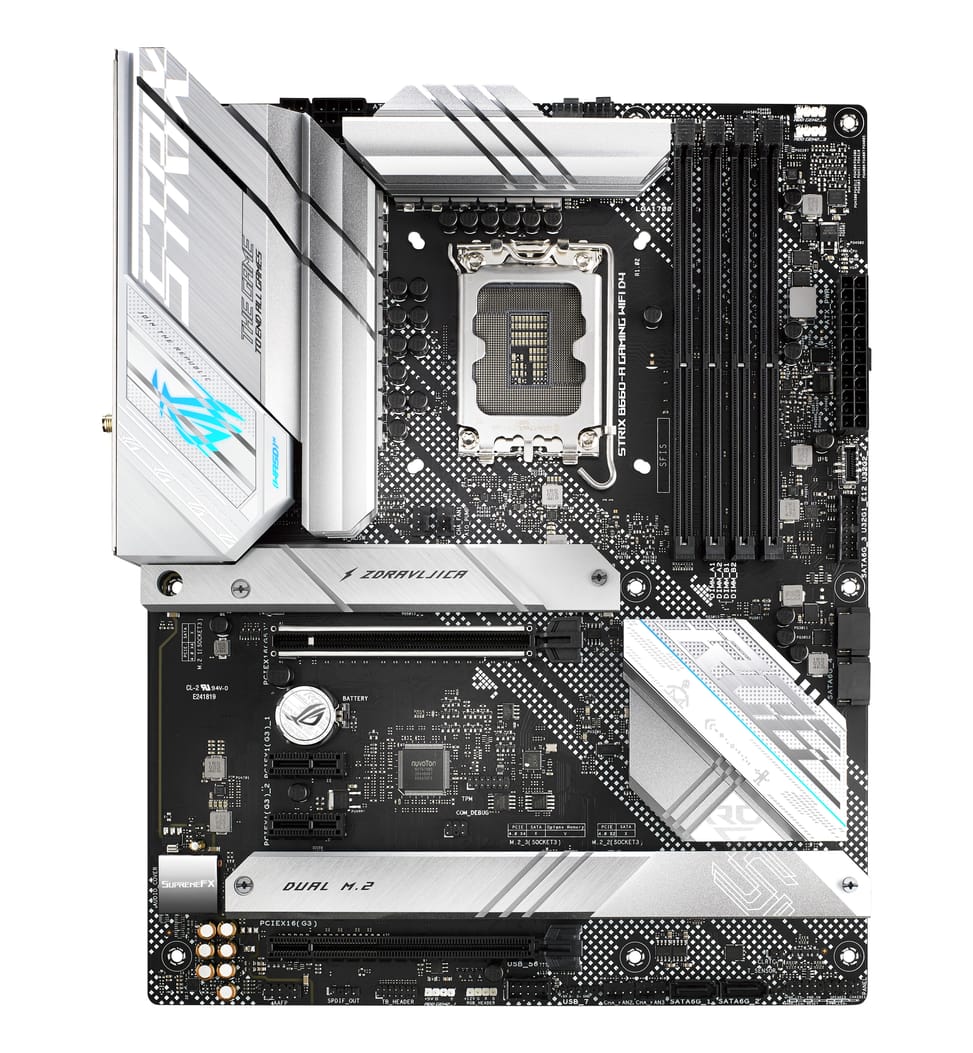 ASUS ROG STRIX B660-A GAMING WIFI D4 Intel B660 LGA 1700 ATX (90MB18S0-M0EAY0) — image 1