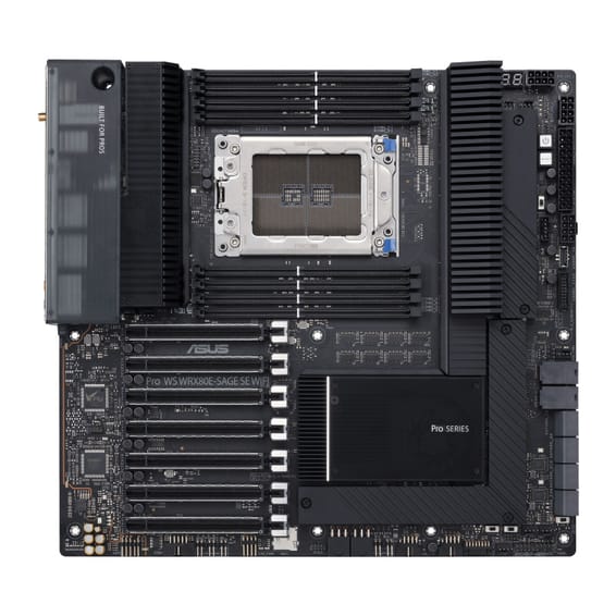 ASUS WRX80E-SAGE SE WIFI AMD WRX80 Socket SP3 ATX étendu (90MB1590-M0EAY0)