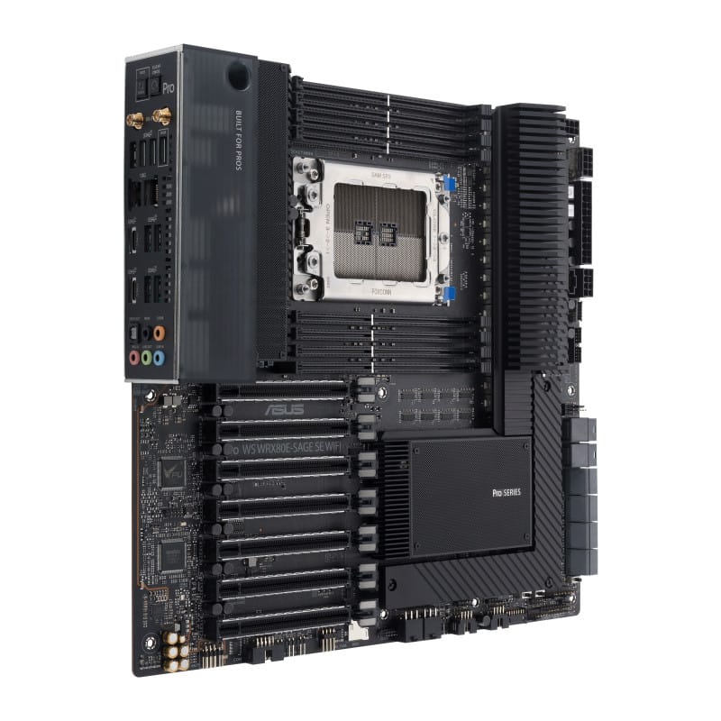 ASUS WRX80E-SAGE SE WIFI AMD WRX80 Socket SP3 ATX étendu (90MB1590-M0EAY0) — image 2
