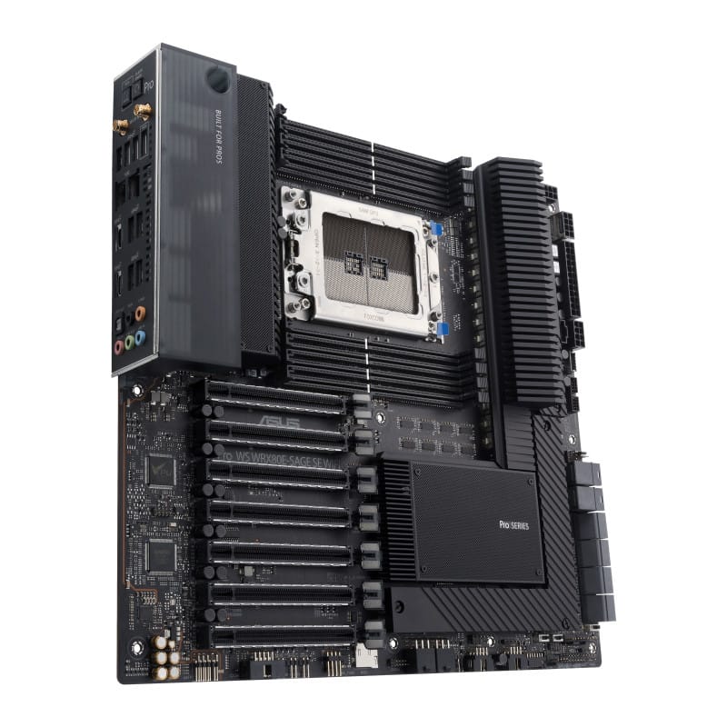 ASUS WRX80E-SAGE SE WIFI AMD WRX80 Socket SP3 ATX étendu (90MB1590-M0EAY0) — image 3