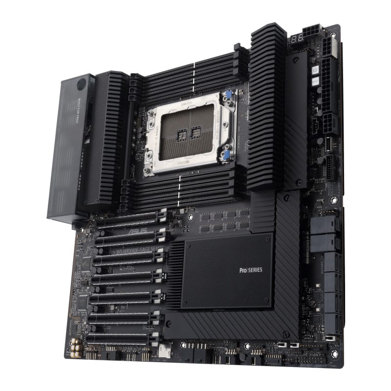 ASUS WRX80E-SAGE SE WIFI AMD WRX80 Socket SP3 ATX étendu (90MB1590-M0EAY0) — image 4