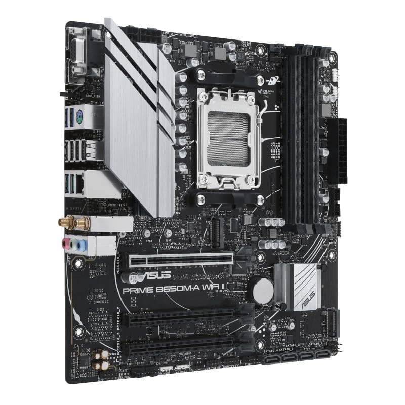 ASUS PRIME B650M-A WIFI II AMD B650 Emplacement AM5 micro ATX (90MB1EG0-M0EAY0) — image 2
