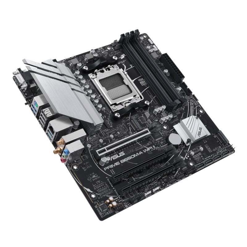 ASUS PRIME B650M-A WIFI II AMD B650 Emplacement AM5 micro ATX (90MB1EG0-M0EAY0) — image 4