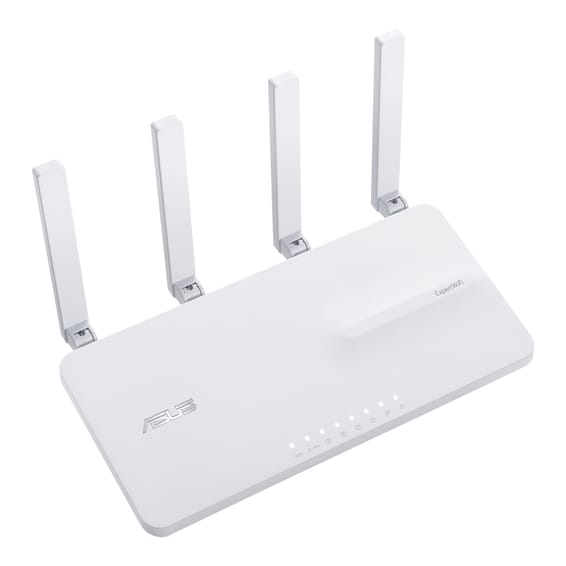 ASUS EBR63 – Expert WiFi routeur sans fil Gigabit Ethernet Bi-bande (2,4 GHz / 5 GHz) Blanc (90IG0870-MO3C00)