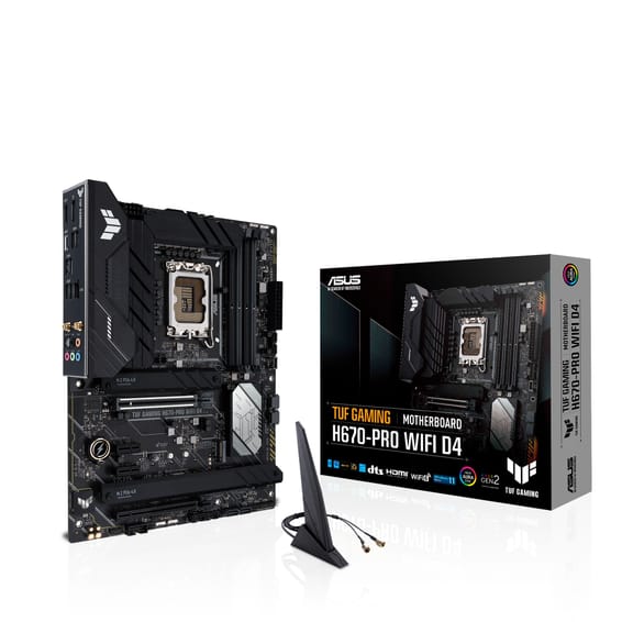 ASUS TUF GAMING H670-PRO WIFI D4 Intel H670 LGA 1700 ATX (90MB1900-M0EAY0)