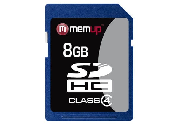 Carte mémoire flash Memup SDHC 8GB CL4 - 8 Go — image 1