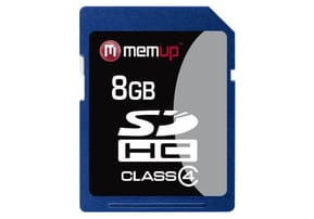 Carte mémoire flash Memup SDHC 8GB CL4 - 8 Go