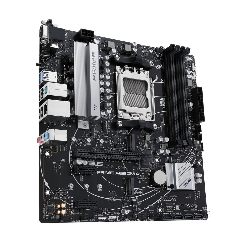 ASUS PRIME A620M-A-CSM AMD A620 Emplacement AM5 micro ATX (90MB1F10-M0EAYC) — image 3