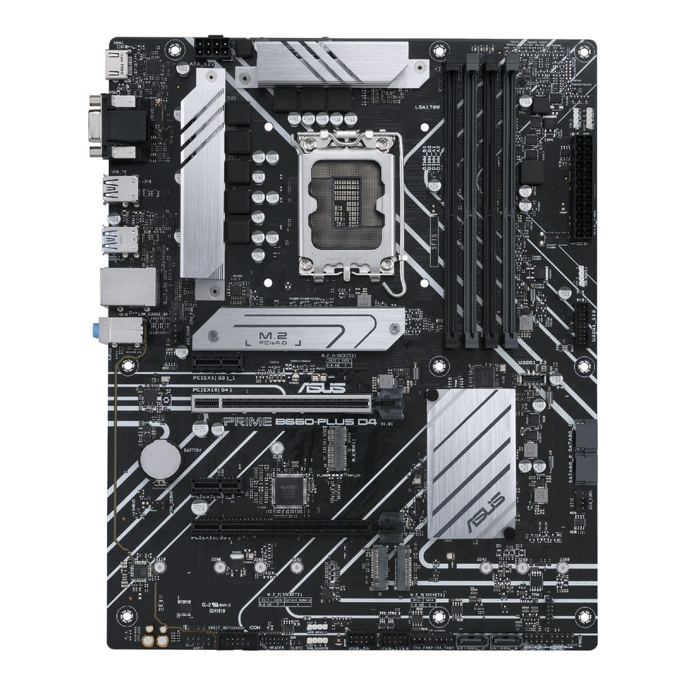ASUS PRIME B660-PLUS D4 Intel B660 LGA 1700 ATX (90MB18X0-M0EAY0) — image 1