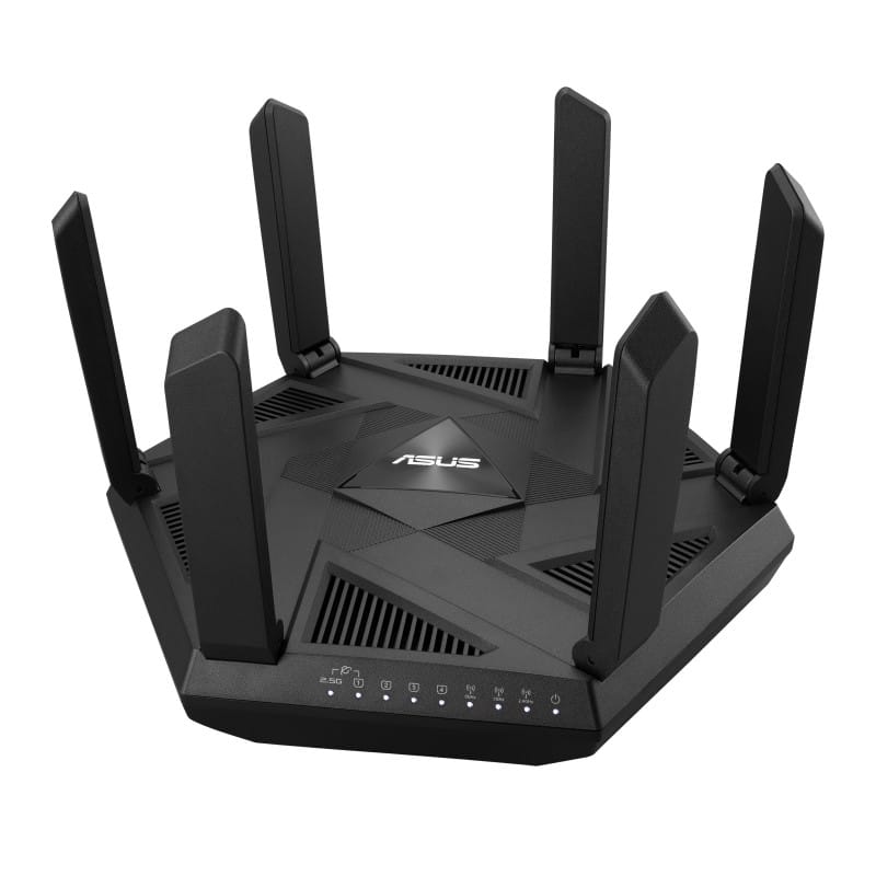 ASUS RT-AXE7800 routeur sans fil Tri-bande (2,4 GHz / 5 GHz / 6 GHz) Noir (90IG07B0-MU9B00) — image 4